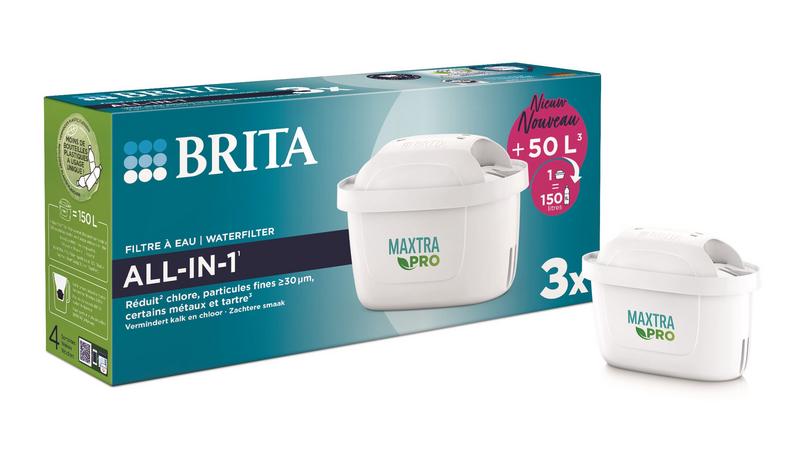 Waterfilterpatroon maxtra pro all-in-1 3-pack 3st