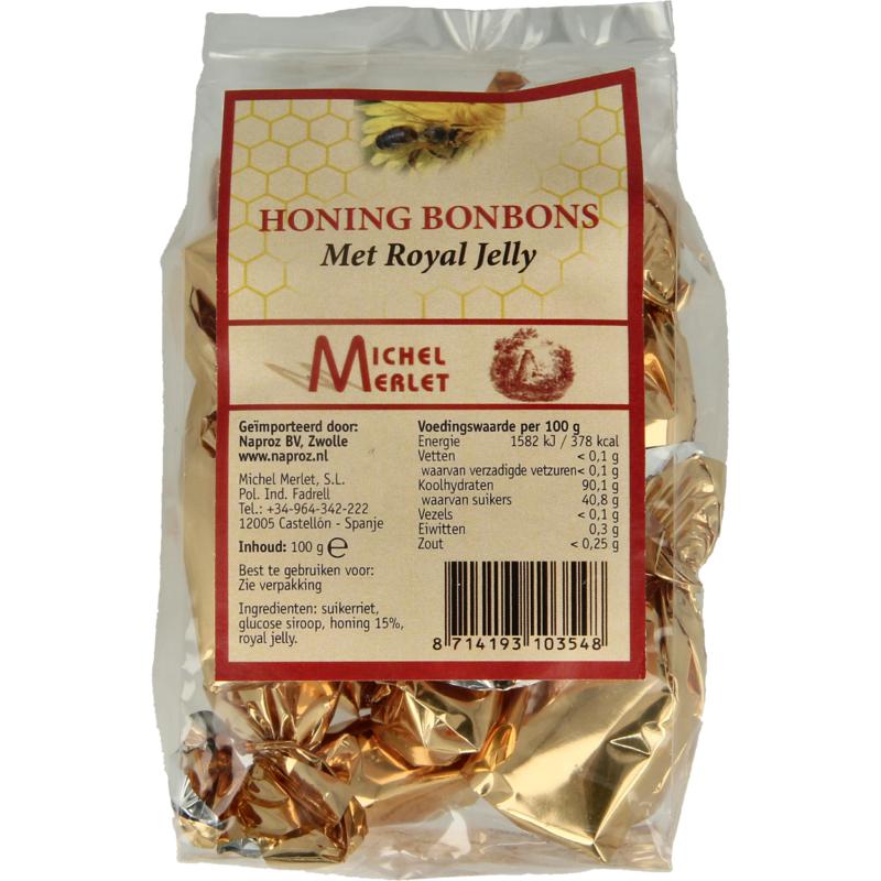 Honing bonbons royal jelly 100g