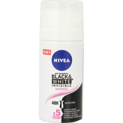 Deodorant spray black & white invisible mini 35ml