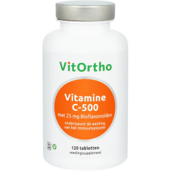 Vitamine C-500 met 25mg bioflavonoiden 120tb