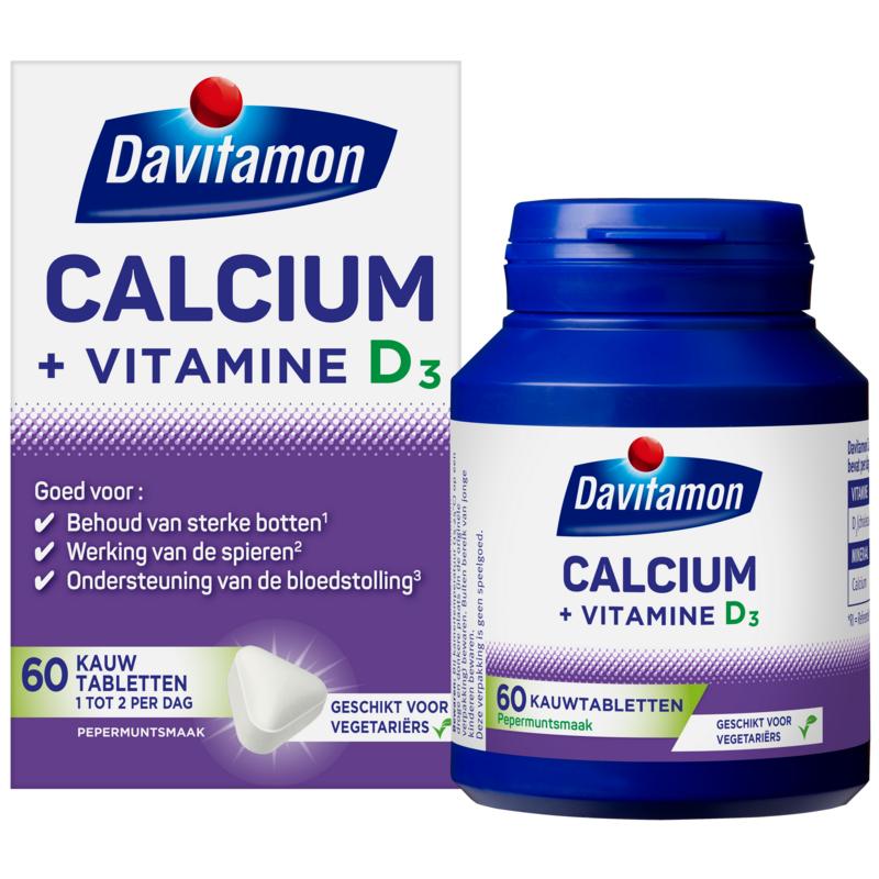 Calcium & D3 mint 60kt